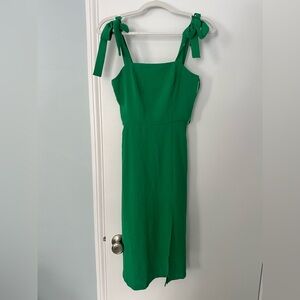 Monteau Vibrant Green Midi Dress